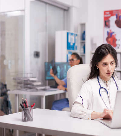 Clinical staff at a multi-specialty medical center